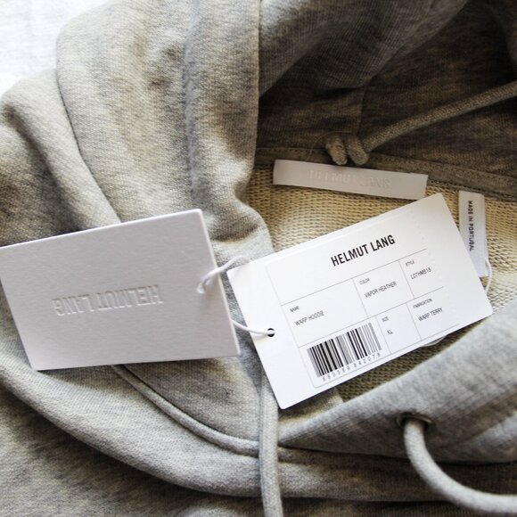 BNWT AW21 HELMUT LANG WARP HOODIE XL - Picture 10 of 13